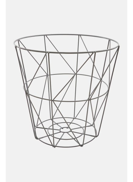 Buy Storage Basket 30 H x 30 D Cm, Grey in UAE