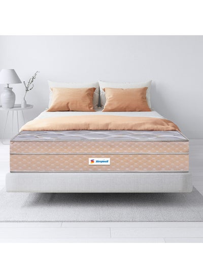 اشتري Sleepwell Spring Fresh Classic | 3 Zone Profiled Resitec Foam | Super King Bed Size | Pocket Spring | Neem Fresche Technology | Anti Sag Mattress (200L x 200W x 25H cm) في الامارات