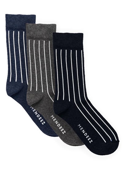 اشتري Mendeez Mens Pack of 3 Crew Socks في الامارات