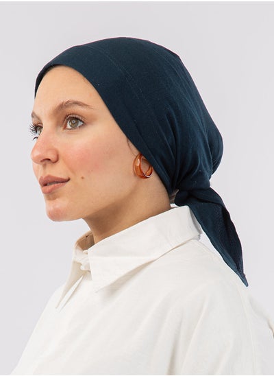 Buy Padded Cotton Bonnet Denim Blue For Women in Egypt