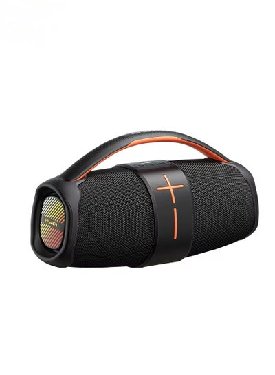Buy Awei Y887-Wireless speaker that supports Bluetooth connectivity-Water and dust resistant-Equipped with wonderful RGP lighting-USB port-AUX port-Supports TF card-Designed from high-quality materials in Egypt