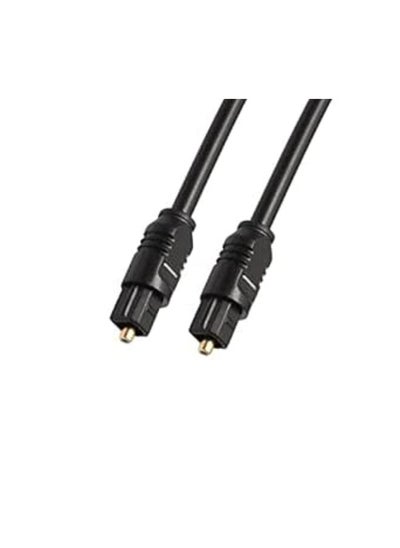 Buy Keendex Kx2318 Toslink Digital Audio Optical Fiber Cable, 1 m - Black in Egypt