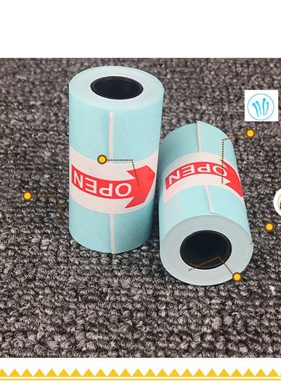 Buy Thermal Paper White Thermal Printer Label Paper 3 Rolls Printer in Saudi Arabia