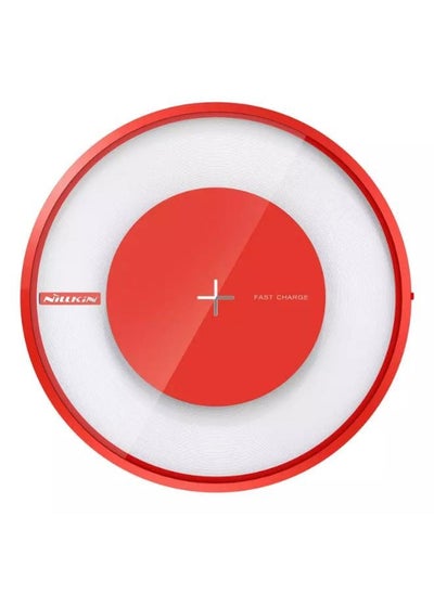 اشتري MC017 Magic Disk 4 Fast Wireless Charger 10W - Red في السعودية