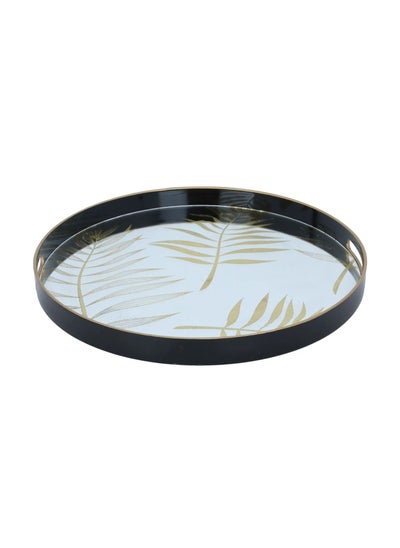 Buy Sublimation Printed Glass Round Serving Tray in Saudi Arabia