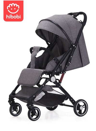 Buy Sit & Recliner Portable Folding Stroller - Grey in Saudi Arabia