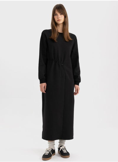 Buy Regular Fit Long Sleeve Dress in UAE