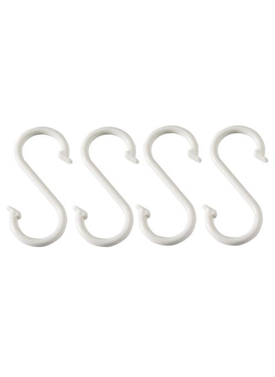 Buy Plastic Inch S Inch Hooks Heavy Duty Hanging Hooks Pack Of 4 Pieces  White Small 1235 in UAE