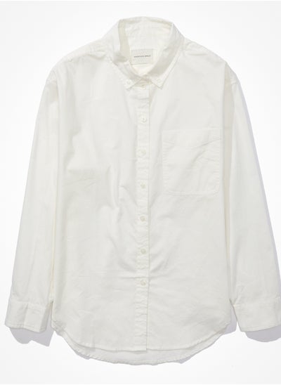 اشتري AE Oversized Oxford Button-Up Shirt في السعودية