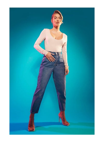 Buy High Waisted Authentic Mom Jeans in UAE