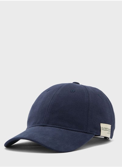 Buy Contrast Back Detail Curve Peak Cap in UAE