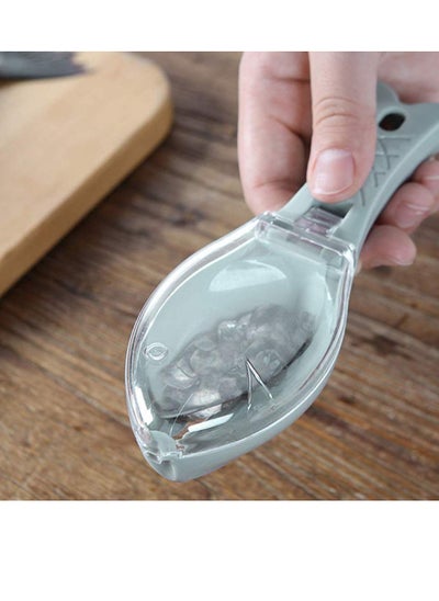 Buy Fish Scale Scraper Skin Peeler Fish Skin Remover Fish Tools Kitchen Gadget in Saudi Arabia