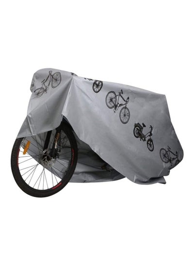 Buy Waterproof Bicycle Bike Cover Heavy Duty Oxford Double stitching & Heat Sealed Seams, Protection from UV Rain Snow Dust Sand for Mountain Road Electric Bike Hybrid Outdoor Storage (Silver) in UAE