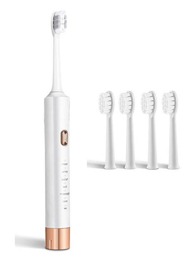 Buy Electric Toothbrush for Adults - 6 Powerful Cleaning & Whitening Modes with Soft Dupont Bristles, 2 Hours Quick Charge for 60 Days, IPX7 Waterproof Travel Portable Oral Dental Care Kit in Saudi Arabia