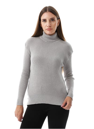 Buy Long Sleeves Slip On Ribbed Top in Egypt