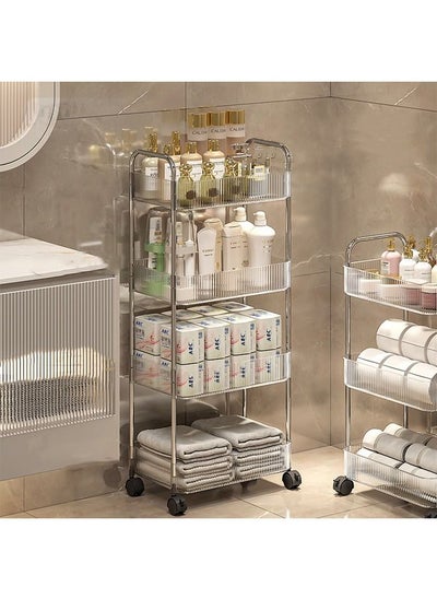 Buy 4 Tier Storage and Organization Rrolley and Organizer in Saudi Arabia