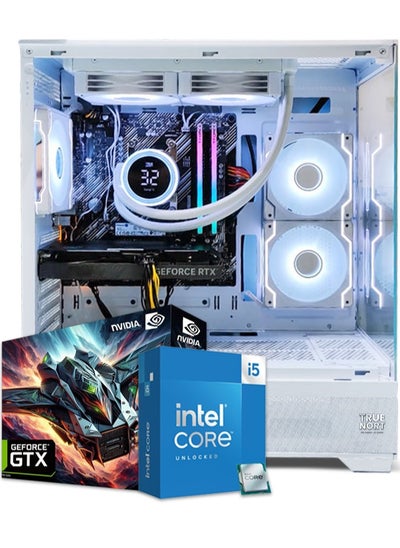 Buy Gaming PC, Intel Core i5-11400F, GTX 1650, 16GB RAM, 512GB SSD, 550W PSU,Window 11 Pro, White Case in UAE