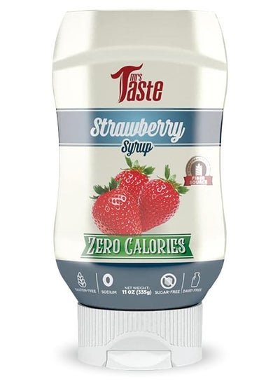 Buy Mrs Taste Sugar Free Zero Calories Strawberry Syrup 335 gm in UAE