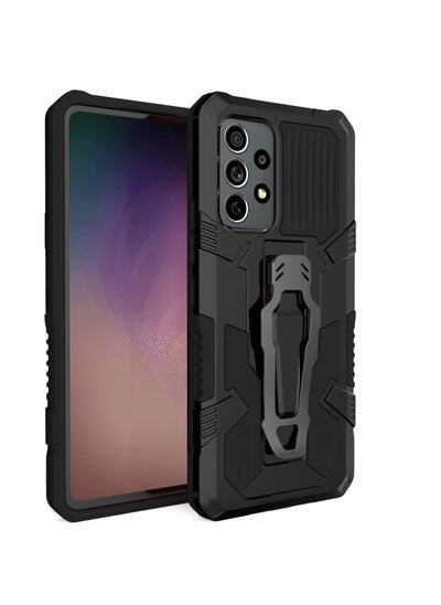 Buy Samsung A53 Case, Shockproof Hybrid Armor Heavy Duty Cover Case for Samsung A53 Black in UAE