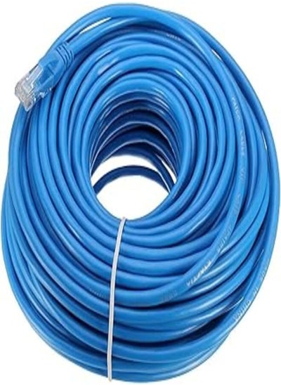 Buy Cat 6 Network Cable UTP, Length of 30 m, Blue in Egypt