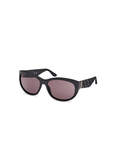 Buy Women's UV Protection Oval Shape Sunglasses - GU0013101A60 - Lens Size: 60 Mm - Shiny Black in Saudi Arabia