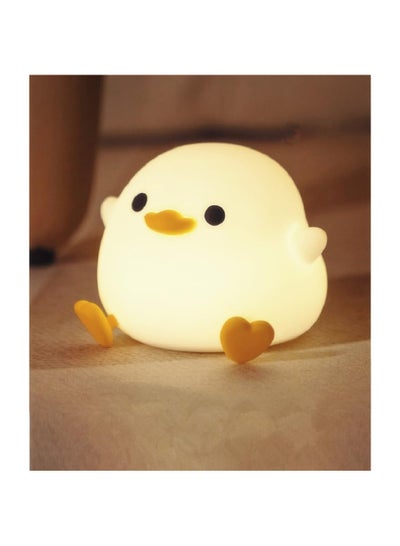 Buy Duck Night Light for Kids Soft Silicone Cute Night Lamp for Kids Room Touch Control Dimming USB Rechargeable Portable Night Light Gifts for Boys & Girls in UAE