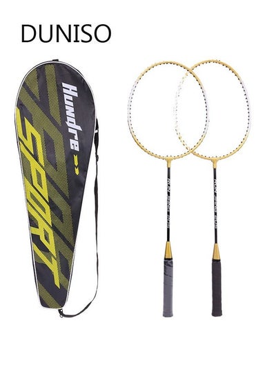 اشتري Badminton Set 2 Player Badminton Rackets Lightweight Badminton Racquet with Carrying Bag Badminton Backyard Games for Outdoor Garden Beach Family Fun Game في الامارات