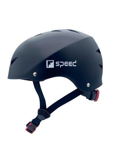 Buy FSPEED Helmet for Scooter Riders, Riding Accessories, Crash Helmet with Adjustment Knob and Chin Strap with Ventilation, for Bicycle, Skateboard, Scooter, for Adults and Children small Size in UAE