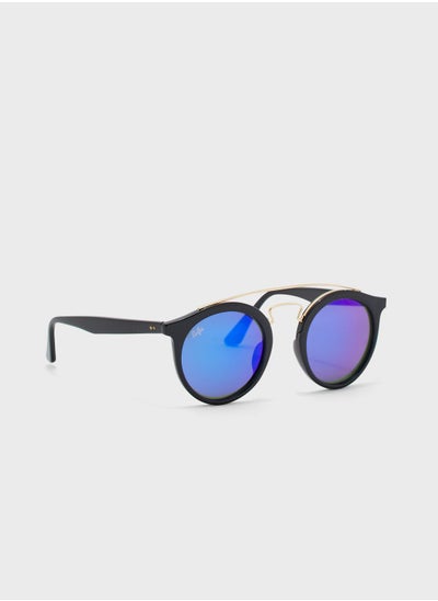 Buy Acetate Matt Round Sunglasses in UAE