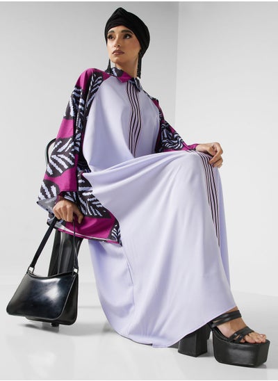 اشتري Printed Sleeve Kaftan في السعودية