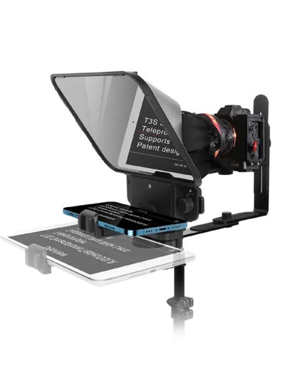 اشتري Desview Bestview T3S Universal Teleprompter for Smartphone Tablet up to 11.9 inch with Wireless Remote Controller and Exclusive APP في الامارات