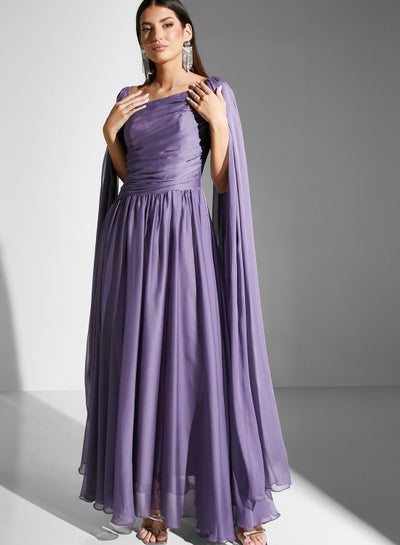 Buy Exaggerated Slit Sleeve Gown in Saudi Arabia