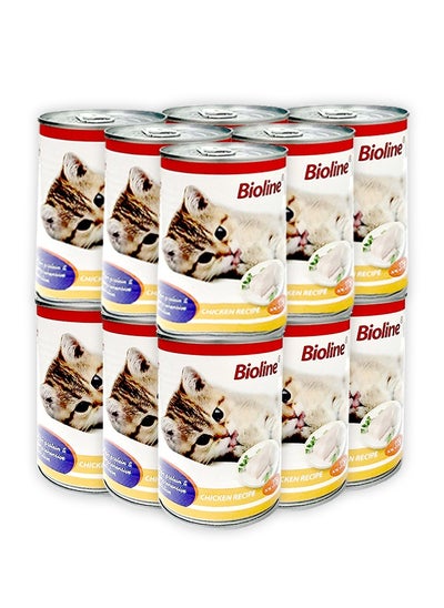 Buy Canned Chicken Cat Food - 375G (Pack Of 12) in UAE