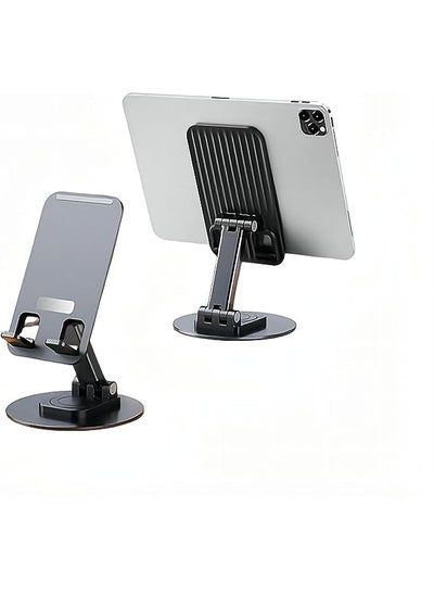 اشتري 360°Rotation Mobile Phone Holder Foldable Desk Phone Stand Portable Support For iPhone Samsung Tablet IPad في الامارات