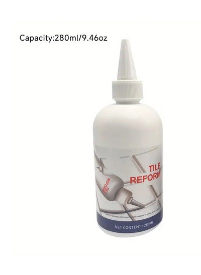 Buy Ceramic Tile Gap Repair 280ml, Grout Refill Agent, Kitchen Repair Gap Refill Reform Sealant, Waterproof, White in UAE