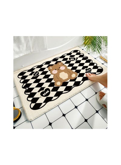 اشتري New Bathroom Anti Slip Diatomaceous Earth Floor Mat في السعودية