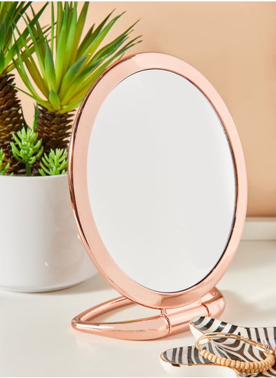 Buy Rose Gold Desk Mirror in UAE