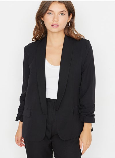 Buy Blazer - Black - Regular fit in Egypt