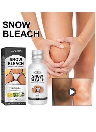 Buy Snow Bleach Cream for Private Part Underarm Whitening, Dark Skin Bleaching Cream for Dark Spots, Face and Body Skin Lightening Bleaching Cream for Intimate Areas Brightening in Saudi Arabia