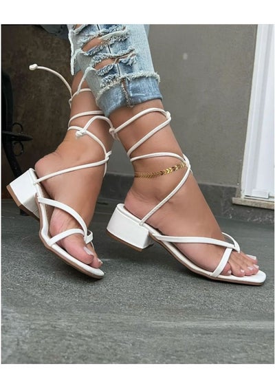 Buy sandal heels sn - 300  White in Egypt