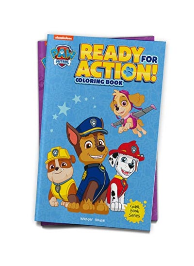 اشتري Ready For Action! : Paw Patrol Giant Coloring Book For Kids في الامارات