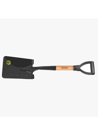 Buy Small Square Mouth Shovel with 45cm Wood Handle in UAE