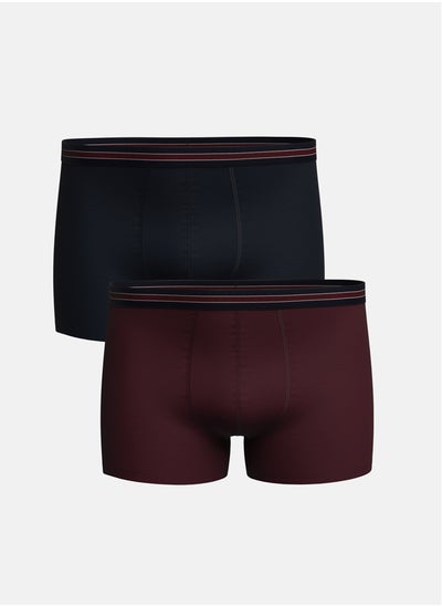 Buy Standard Pattern Cotton Flexible Men's Boxer 2 Pack in Egypt