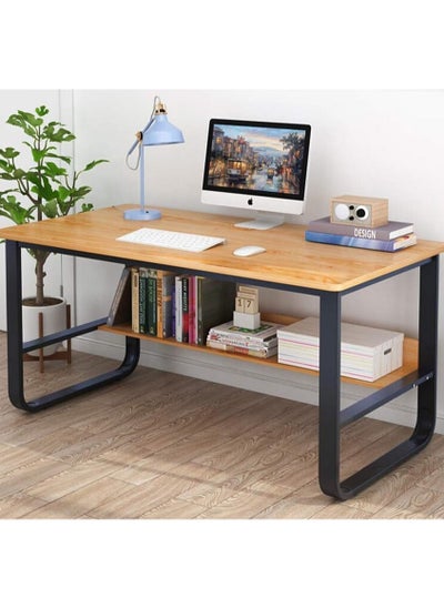 اشتري A small and simple table for the study room or office, used to place a laptop or desktop computer في السعودية