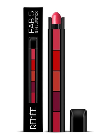اشتري RENÉE FAB 5 Matte Finish 5 in 1 Lipstick 7.5gm في الامارات