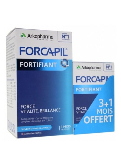 اشتري FORCAPIL FORMULE FORTIFANTE fortifying formula for hair and nails 180 capsules plus 60 capsules في الامارات