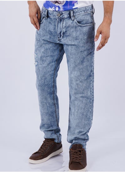 Buy Men’ Spring Pant Denim Full Lenght– Demin Blue in UAE