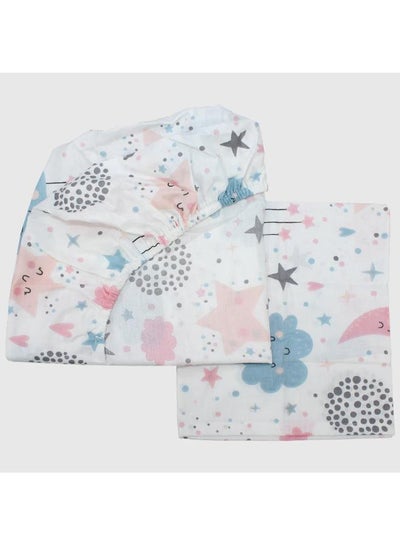 Buy Cloudy Stars Bed Sheet Set in Egypt