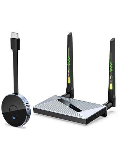 Buy Wireless HDMI Transmitter and Receiver, Wireless HDMI Extender, Wireless HDMI Adapter Plug & Play 2.4/5GHz Streaming Video/Audio from Laptop, PC to HDTV/Projector/Monitor in UAE