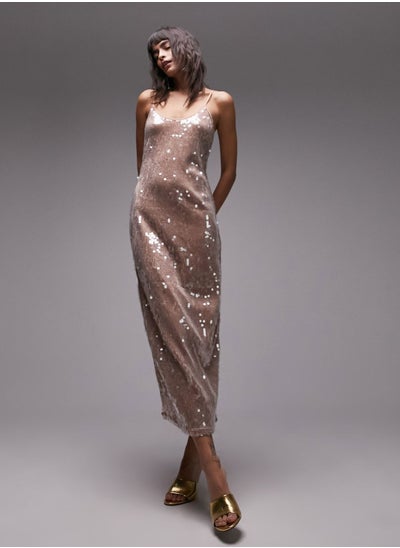 Buy Sequin Knitted Dress in Saudi Arabia